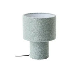 Brilliant Bordslampa Teddy Metall Textil Grön | 230mm - Passande för 1x E27