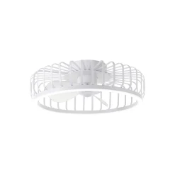 Brilliant Capo Takfläkt Metall Plast Vit 32W 4200lm - 827-865 CCT | 480mm - Fjärrkontroll Dimbar