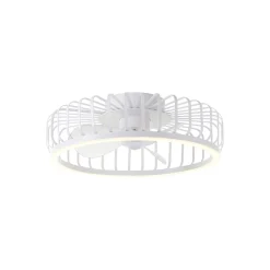 Brilliant Capo Takfläkt Metall Plast Vit 32W 4200lm - 827-865 CCT | 480mm - Fjärrkontroll Dimbar
