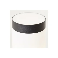 Brilliant Dody Pollare Golvlampa Metall Plast Svart | 120mm - IP44 - Utomhus - Passande för 1x E27