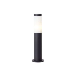 Brilliant Dody Pollare Golvlampa Metall Plast Svart | 120mm - IP44 - Utomhus - Passande för 1x E27