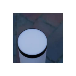 Brilliant Dody Pollare Golvlampa Metall Plast Svart | 120mm - IP44 - Utomhus - Passande för 1x E27