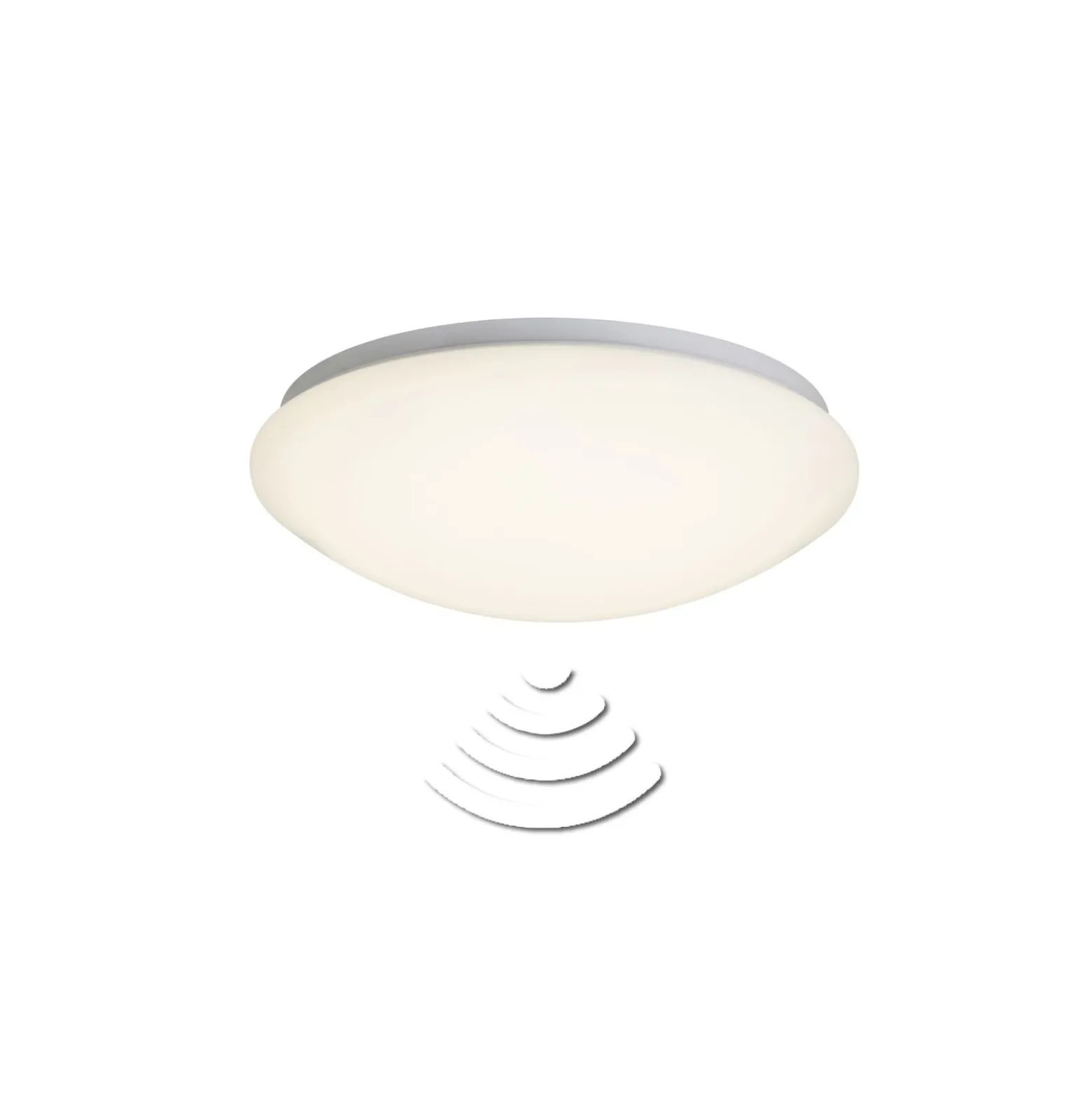 Brilliant Fakir Vägg och Taklampa Metall Plast Vit 10W 1300lm - 830 Varm Vit | 320mm