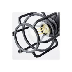 Brilliant Gwen Taklampa Metall Trä Svart | 350mm - Passande för 3x E14
