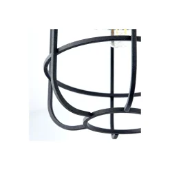 Brilliant Gwen Taklampa Metall Trä Svart | 200mm - Passande för 1x E27