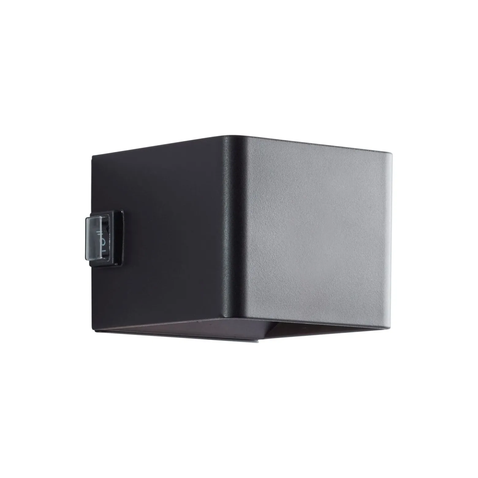 Brilliant Iseo Vägglampa Plast Svart 4W 300lm - 830 Varm Vit | IP44 - Utomhus - Rörelse- och Ljussensor - USB Uppladdningsbar