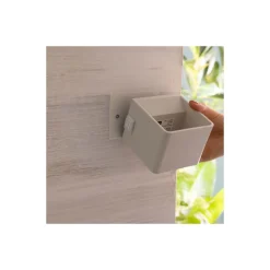 Brilliant Iseo Vägglampa Plast Vit 4W 300lm - 830 Varm Vit | IP44 - med USB