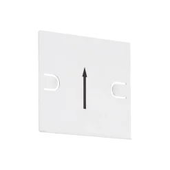 Brilliant Iseo Vägglampa Plast Vit 4W 300lm - 830 Varm Vit | IP44 - med USB
