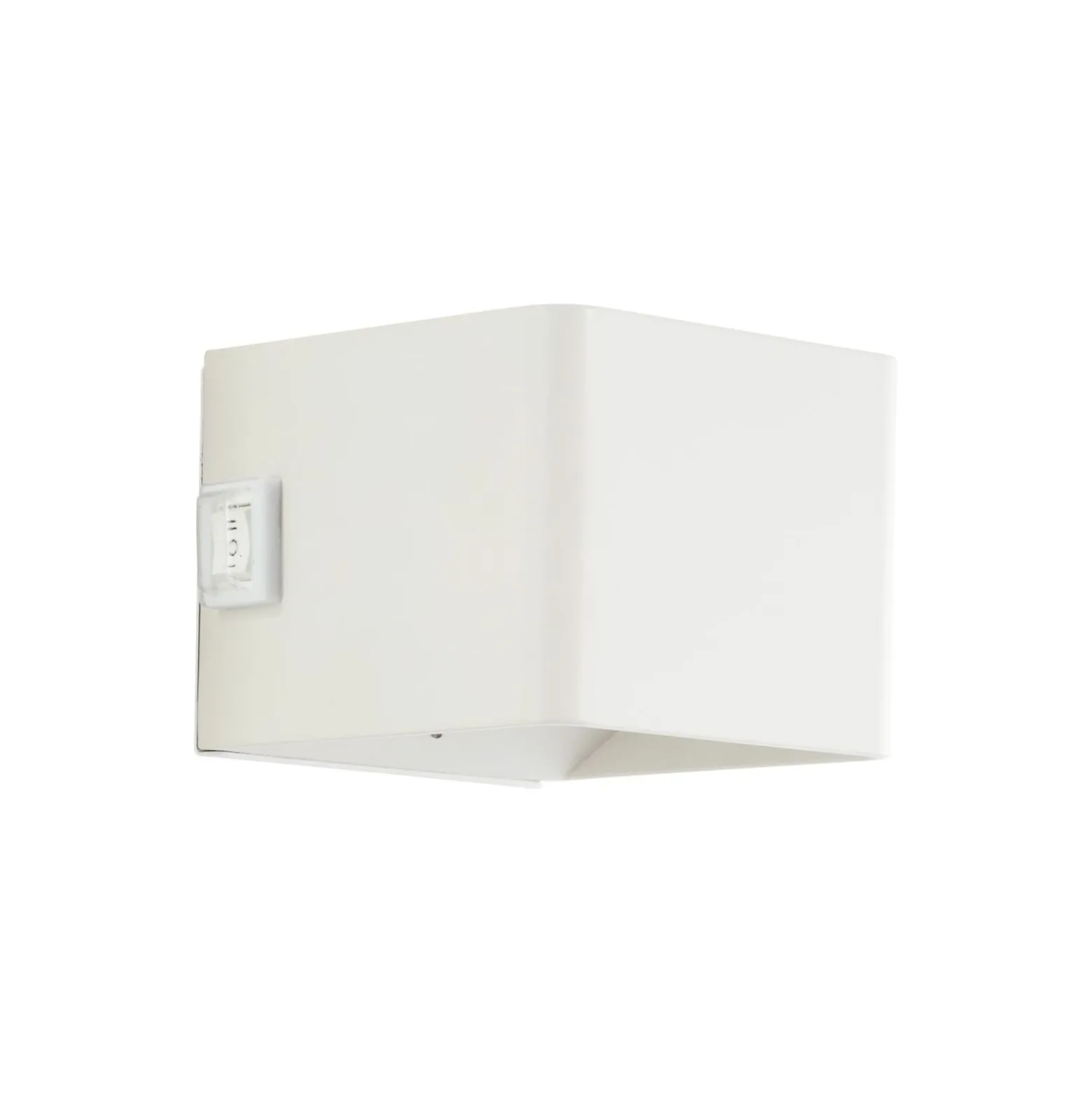 Brilliant Iseo Vägglampa Plast Vit 4W 300lm - 830 Varm Vit | IP44 - med USB