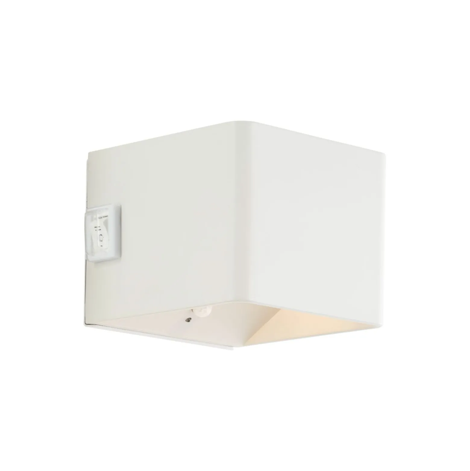 Brilliant Iseo Vägglampa Plast Vit 4W 300lm - 830 Varm Vit | IP44 - med USB