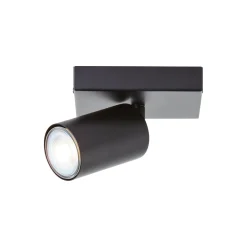 Brilliant Jello Taklampa Metall Matt Svart 4.5W 345lm - 830 Varm Vit | Inkl. 1x GU10