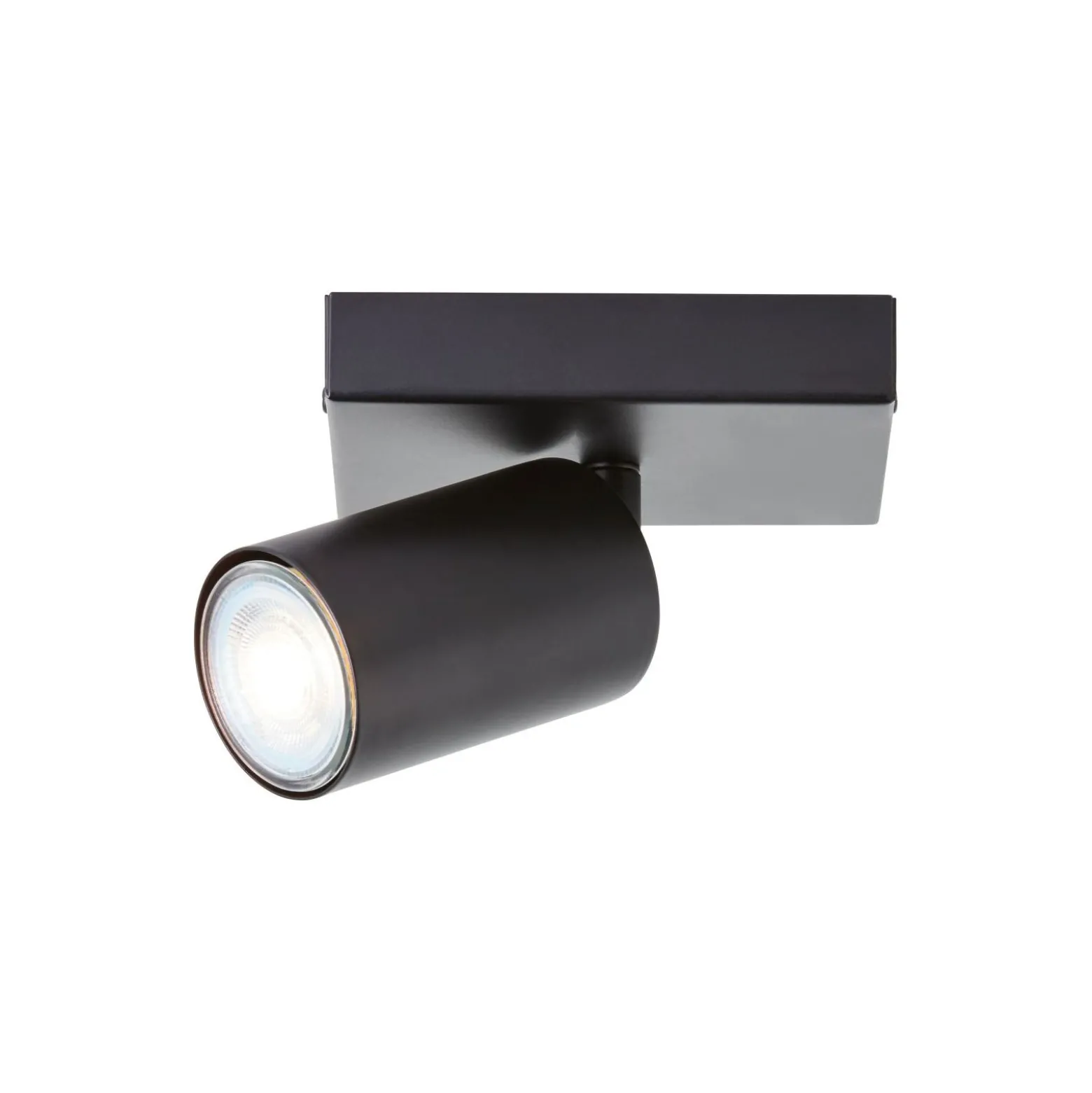 Brilliant Jello Taklampa Metall Matt Svart 4.5W 345lm - 830 Varm Vit | Inkl. 1x GU10