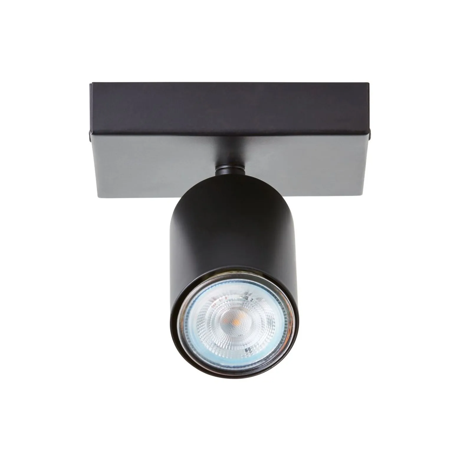 Brilliant Jello Taklampa Metall Matt Svart 4.5W 345lm - 830 Varm Vit | Inkl. 1x GU10