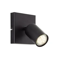 Brilliant Jello Taklampa Metall Matt Svart 4.5W 345lm - 830 Varm Vit | Inkl. 1x GU10