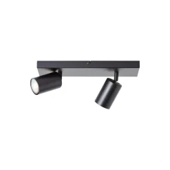 Brilliant Jello Taklampa Metall Matt Svart 9W 690lm - 830 Varm Vit | Inkl. 2x GU10