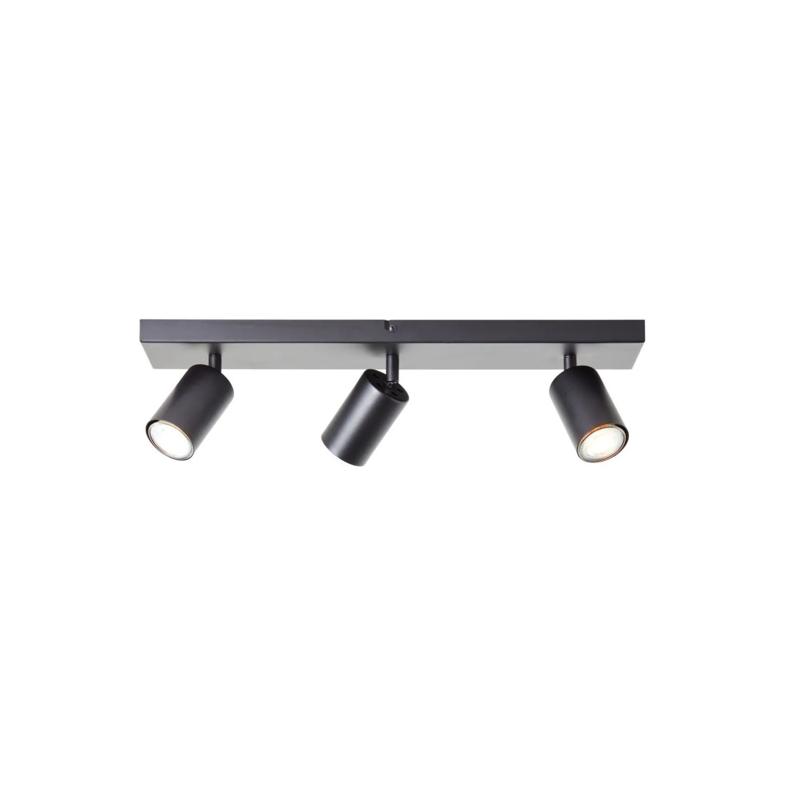 Brilliant Jello Taklampa Metall Matt Svart 13.5W 1035lm - 830 Varm Vit | Inkl. 3x GU10
