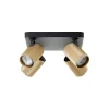 Brilliant Marty Taklampa Aluminium Sandig Svart Guld 20W 1400lm - 830 Varm Vit | Inkl. 4x GU10