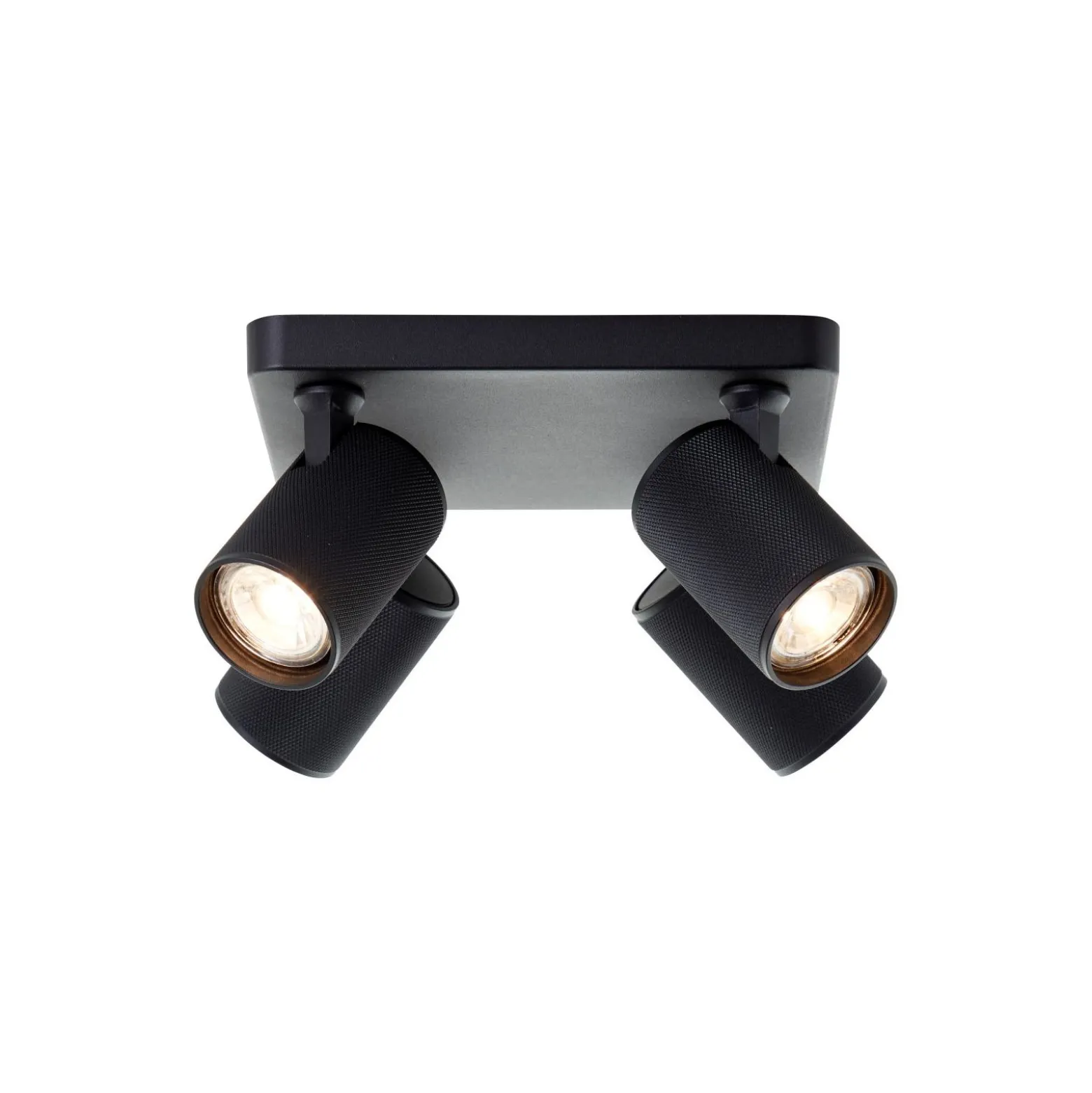 Brilliant Marty Taklampa Aluminium Sandig Svart 20W 1400lm - 830 Varm Vit | Inkl. 4x GU10
