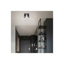 Brilliant Marty Taklampa Aluminium Sandig Svart 20W 1400lm - 830 Varm Vit | Inkl. 4x GU10