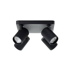 Brilliant Marty Taklampa Aluminium Sandig Svart 20W 1400lm - 830 Varm Vit | Inkl. 4x GU10