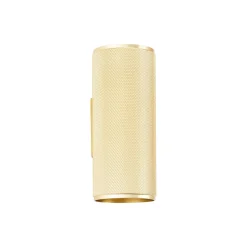 Brilliant Marty Vägglampa Up/Down Aluminium Guld 10W 700lm - 830 Varm Vit | 65mm - Inkl. 2x GU10