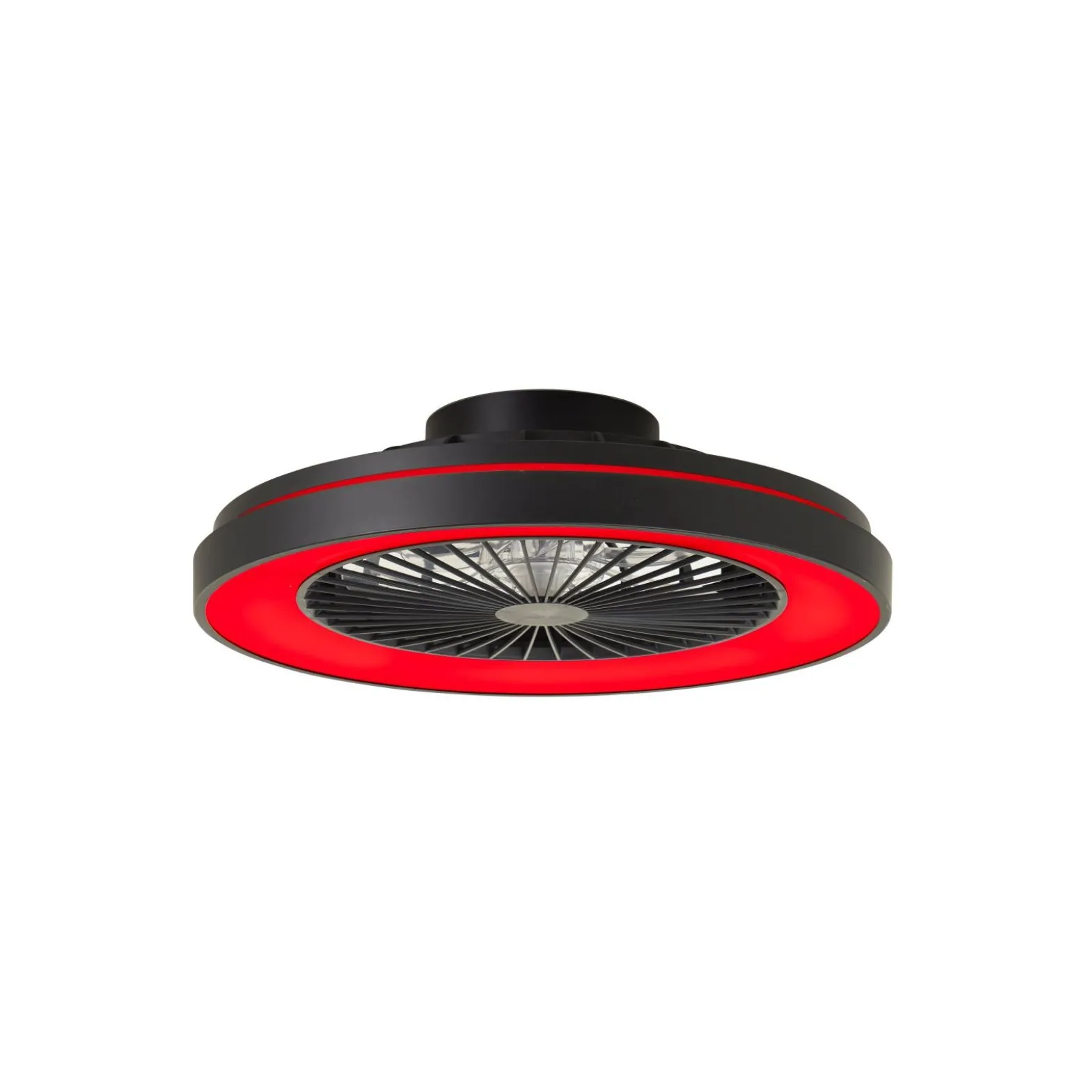 Brilliant Mazzaro Takfläkt Plast Svart 36W 4700lm - 830-865 CCT+RGB | 485mm - Fjärrkontroll Dimbar