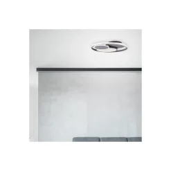 Brilliant Runda Taklampa Metall Silicone Grå 45W 5200lm - 830-865 CCT | 500mm - Fjärrkontroll Dimbar