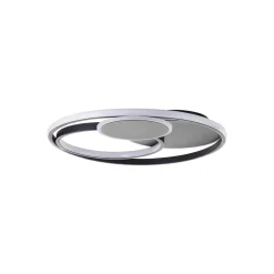 Brilliant Runda Taklampa Metall Silicone Svart 45W 5200lm - 830-865 CCT | 500mm - Fjärrkontroll Dimbar