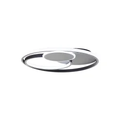 Brilliant Runda Taklampa Metall Silicone Svart 45W 5200lm - 830-865 CCT | 500mm - Fjärrkontroll Dimbar