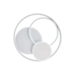 Brilliant Runda Taklampa Metall Silicone Vit 45W 5200lm - 830-865 CCT | 500mm - Fjärrkontroll Dimbar