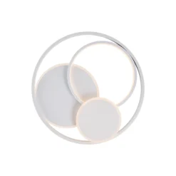 Brilliant Runda Taklampa Metall Silicone Vit 45W 5200lm - 830-865 CCT | 500mm - Fjärrkontroll Dimbar