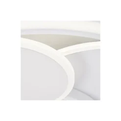Brilliant Runda Taklampa Metall Silicone Vit 45W 5200lm - 830-865 CCT | 500mm - Fjärrkontroll Dimbar