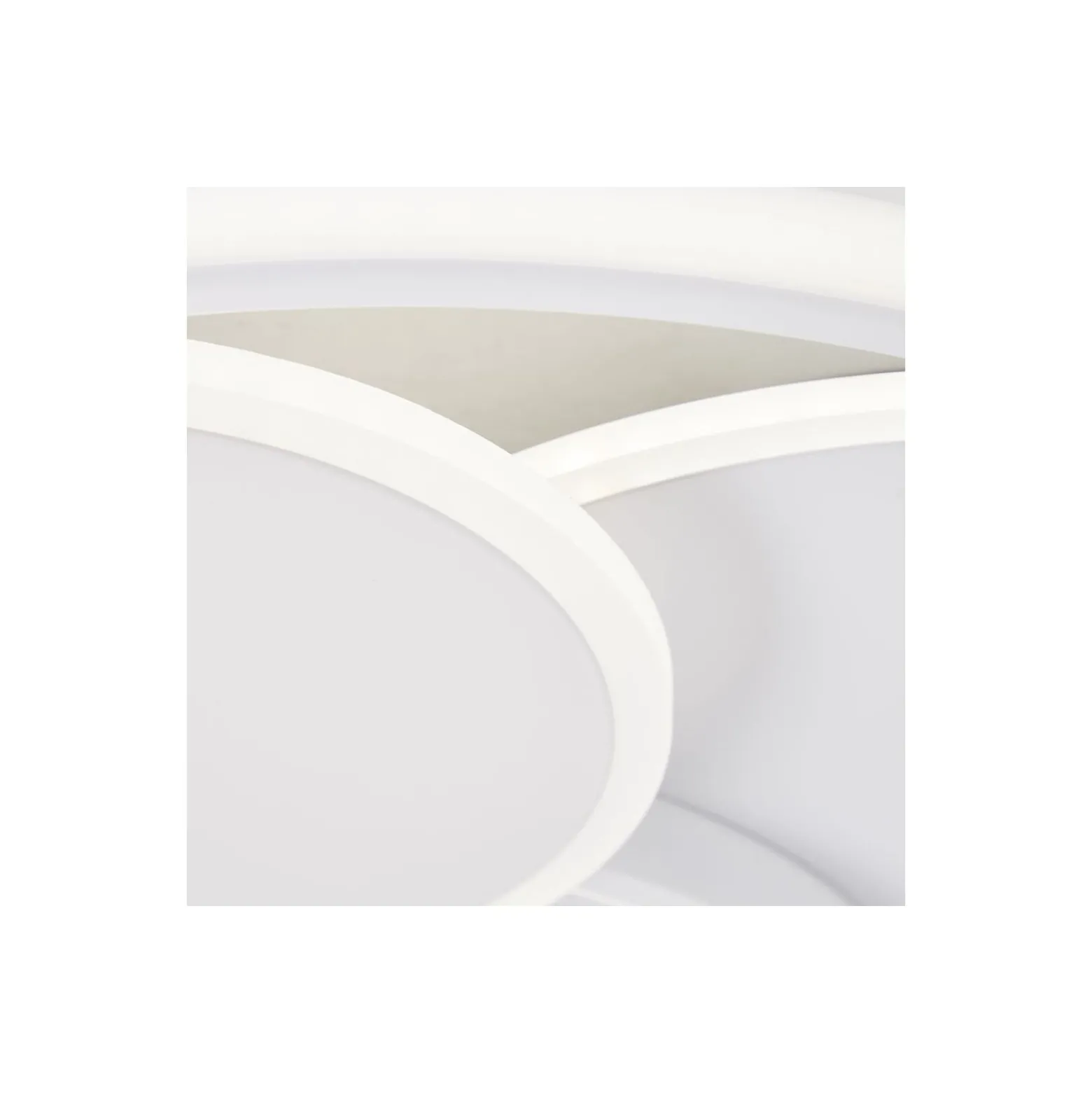 Brilliant Runda Taklampa Metall Silicone Vit 45W 5200lm - 830-865 CCT | 500mm - Fjärrkontroll Dimbar
