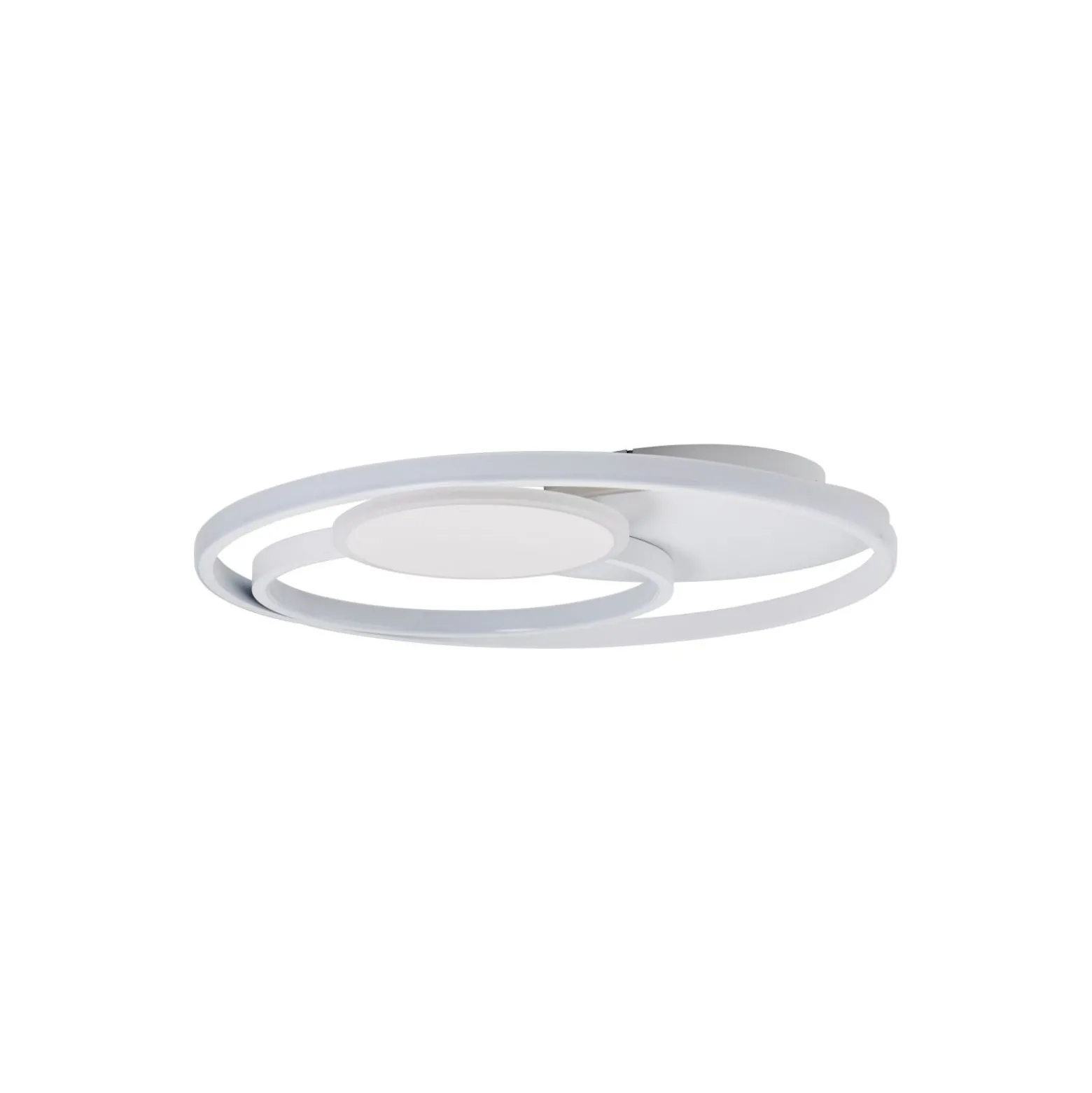 Brilliant Runda Taklampa Metall Silicone Vit 45W 5200lm - 830-865 CCT | 500mm - Fjärrkontroll Dimbar