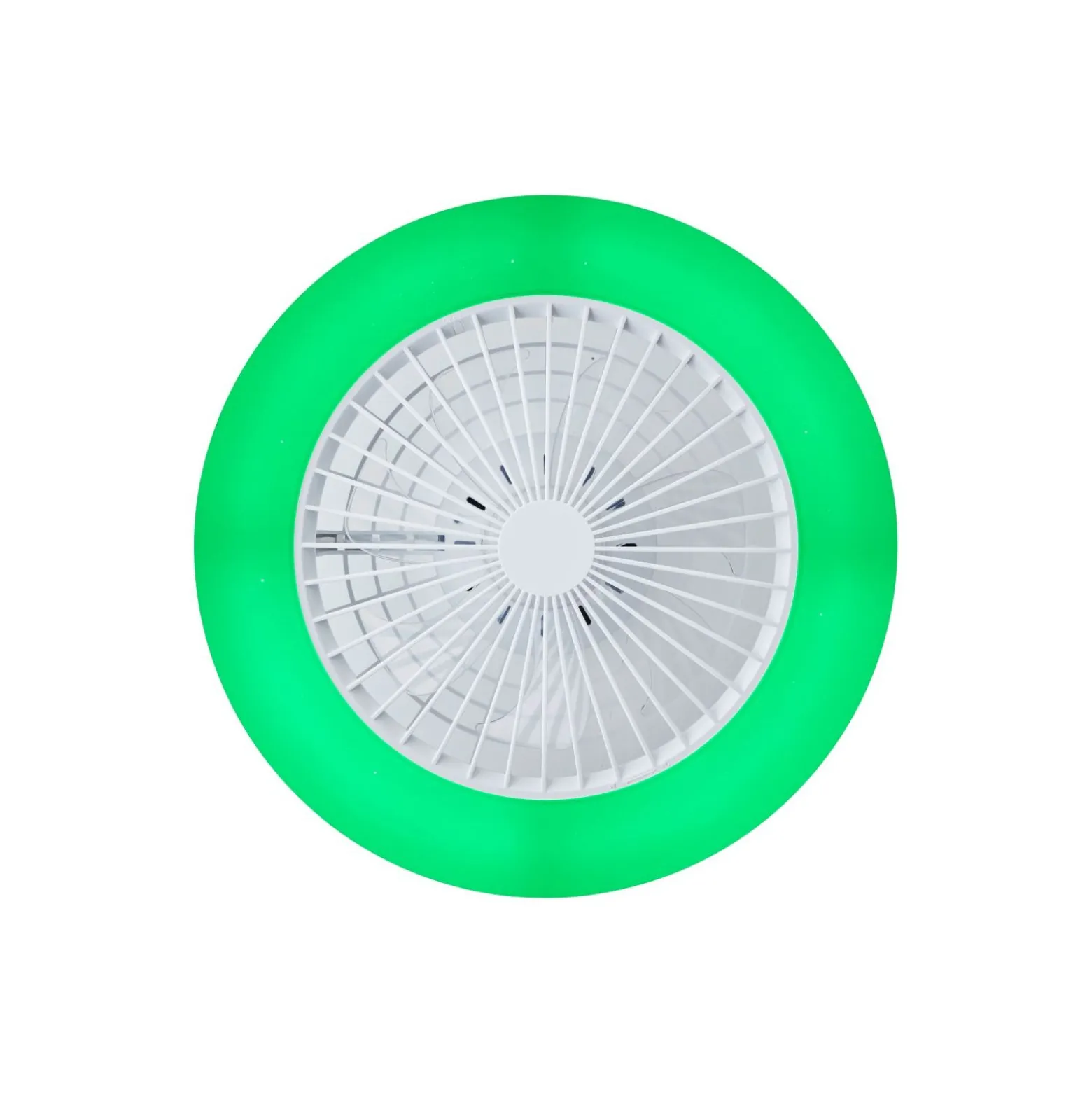 Brilliant Salerno Takfläkt Plast Metall Vit 36W 4700lm - 830-865 CCT+RGB | 485mm - Fjärrkontroll Dimbar