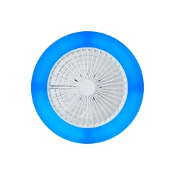 Brilliant Salerno Takfläkt Plast Metall Vit 36W 4700lm - 830-865 CCT+RGB | 485mm - Fjärrkontroll Dimbar