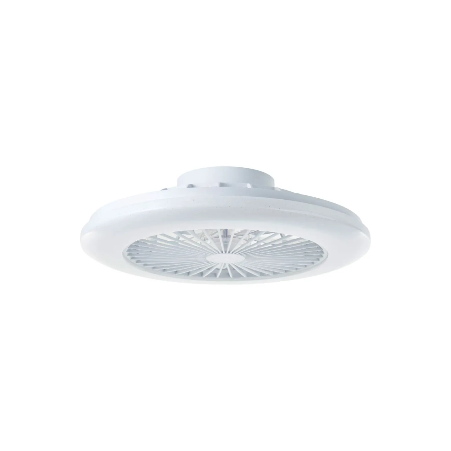 Brilliant Salerno Takfläkt Plast Metall Vit 36W 4700lm - 830-865 CCT+RGB | 485mm - Fjärrkontroll Dimbar