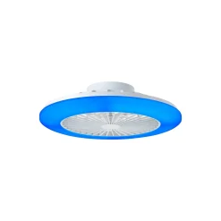 Brilliant Salerno Takfläkt Plast Metall Vit 36W 4700lm - 830-865 CCT+RGB | 485mm - Fjärrkontroll Dimbar