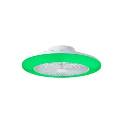 Brilliant Salerno Takfläkt Plast Metall Vit 36W 4700lm - 830-865 CCT+RGB | 485mm - Fjärrkontroll Dimbar