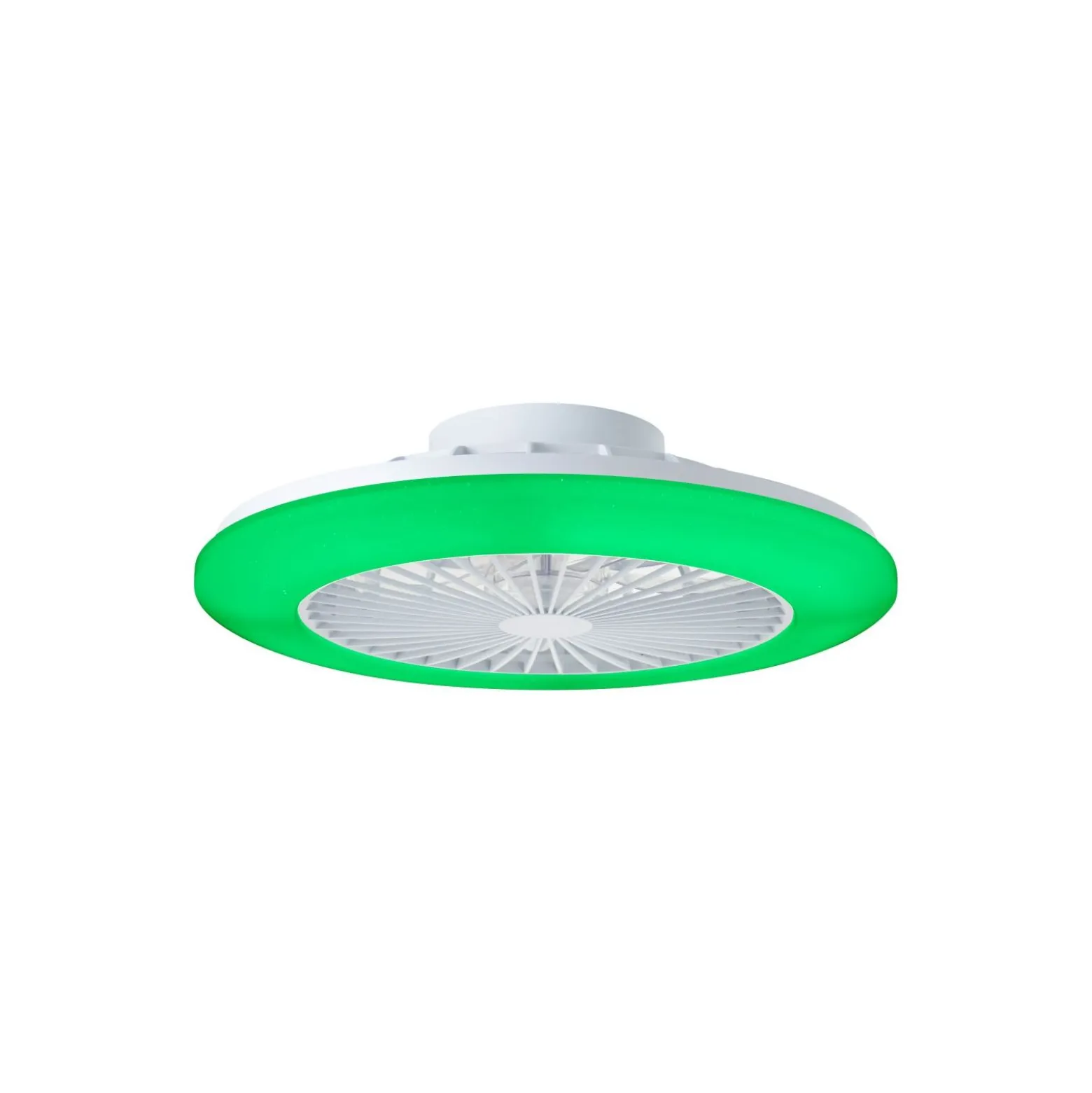 Brilliant Salerno Takfläkt Plast Metall Vit 36W 4700lm - 830-865 CCT+RGB | 485mm - Fjärrkontroll Dimbar