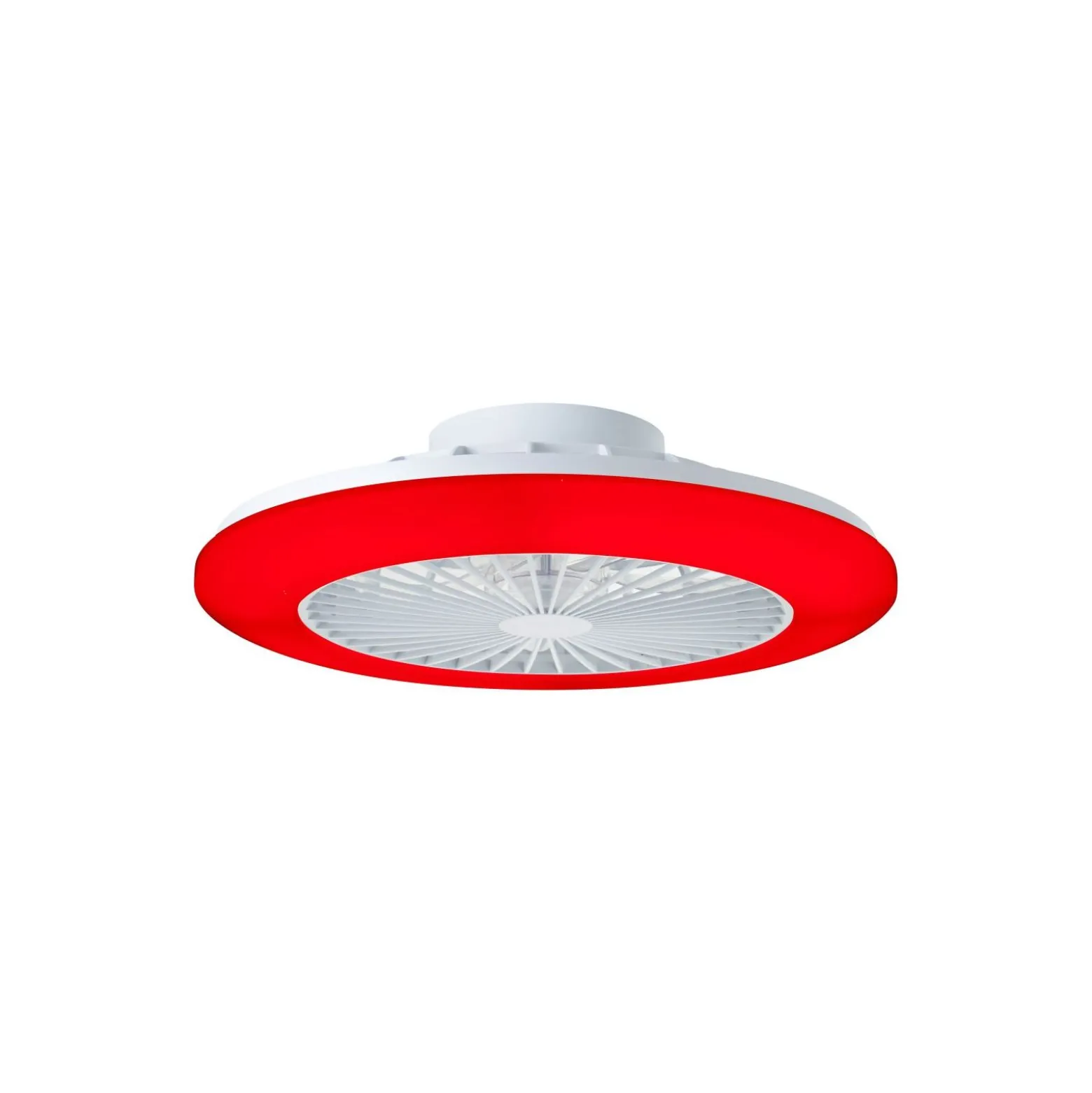 Brilliant Salerno Takfläkt Plast Metall Vit 36W 4700lm - 830-865 CCT+RGB | 485mm - Fjärrkontroll Dimbar