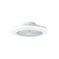 Brilliant Salerno Takfläkt Plast Metall Vit 36W 4700lm - 830-865 CCT+RGB | 485mm - Fjärrkontroll Dimbar