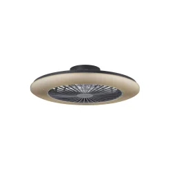 Brilliant Salerno Takfläkt Plast Svart 54W 6800lm - 830-865 CCT+RGB | 577mm - Fjärrkontroll Dimbar