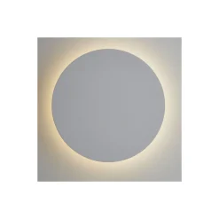 Brilliant Shadow Vägglampa Aluminium Sandig Vit 6W 720lm - 830 Varm Vit | 151mm