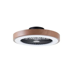 Brilliant Slimline Takfläkt Plast Metall Beige Svart 36W 4700lm - 830-865 CCT+RGB | 490mm - Fjärrkontroll Dimbar