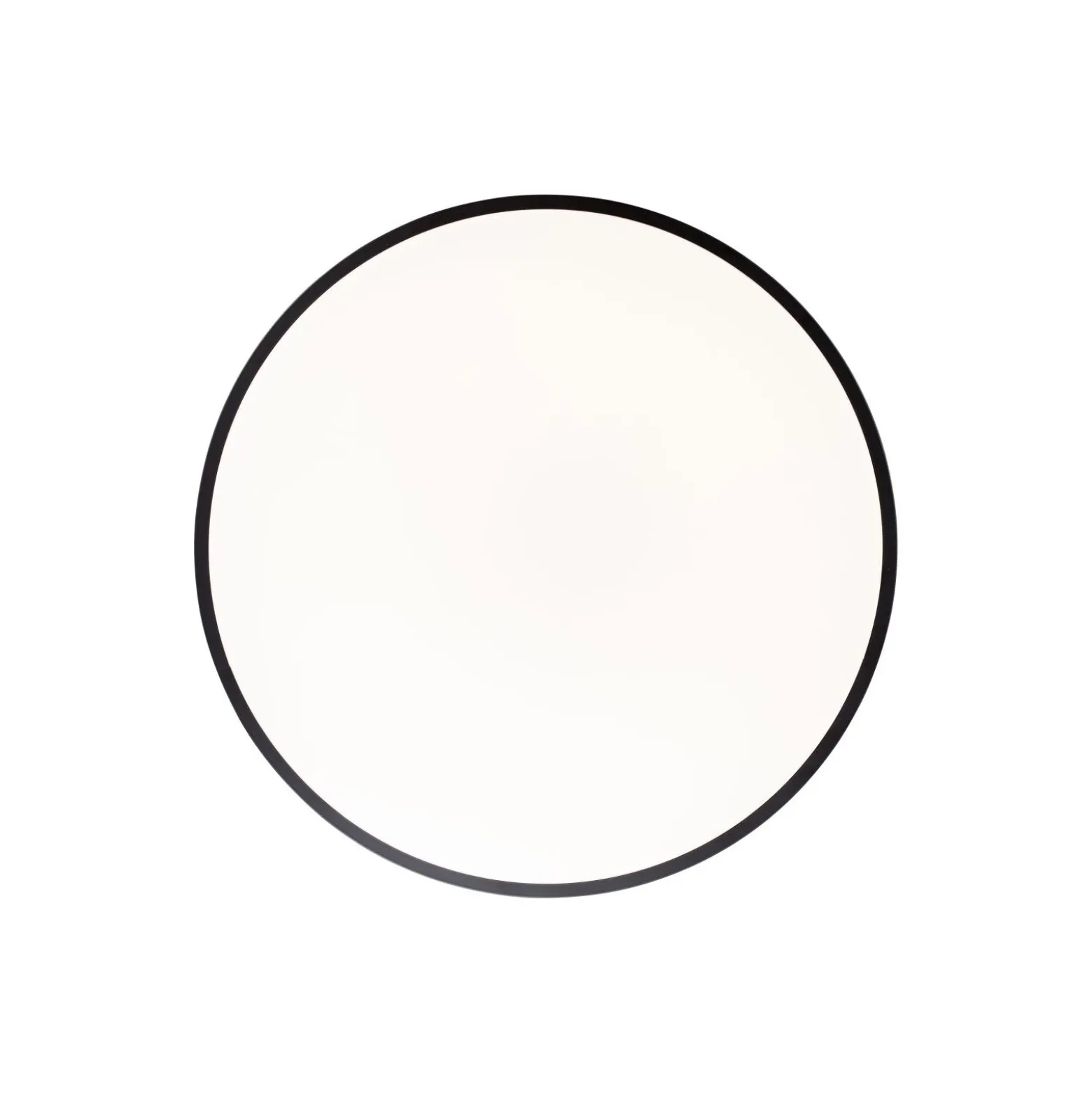 Brilliant Slimline Taklampa Metall Plast Vit Svart 58W 6800lm - 830-865 CCT | 490mm - Fjärrkontroll Dimbar