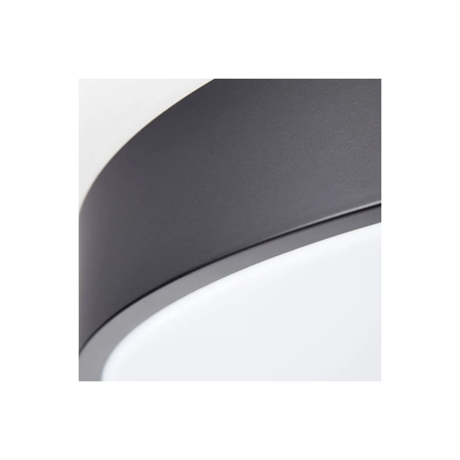 Brilliant Slimline Taklampa Metall Plast Vit Svart 58W 6800lm - 830-865 CCT | 490mm - Fjärrkontroll Dimbar