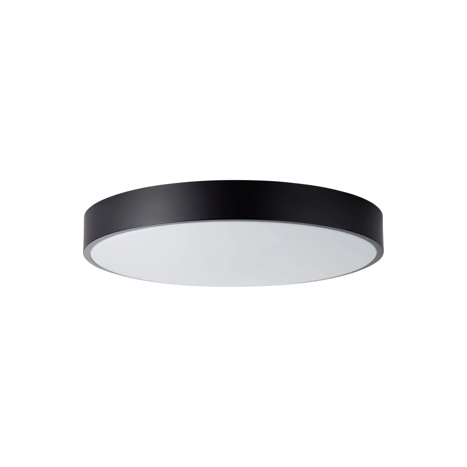 Brilliant Slimline Taklampa Metall Plast Vit Svart 58W 6800lm - 830-865 CCT | 490mm - Fjärrkontroll Dimbar