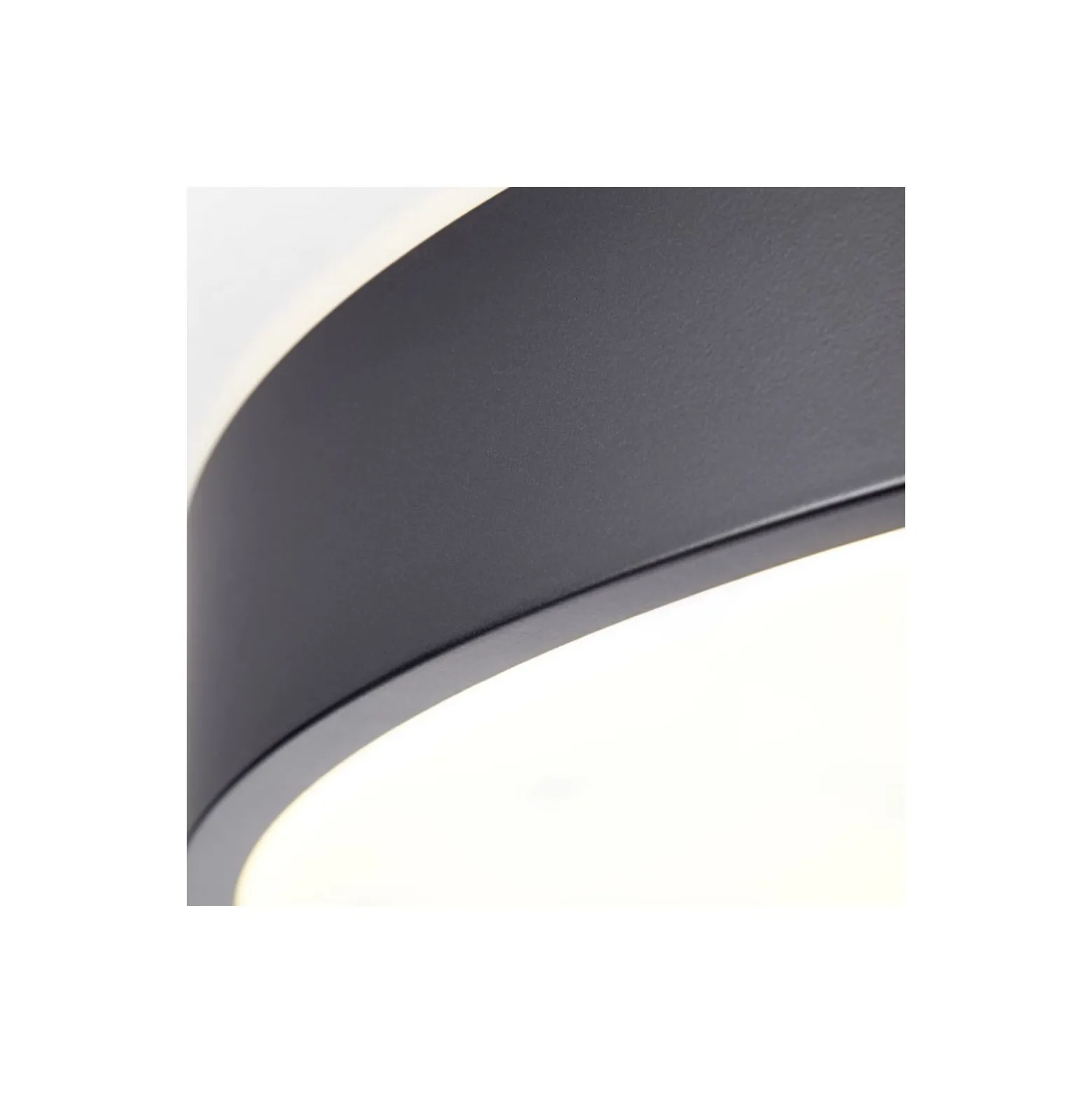 Brilliant Slimline Taklampa Metall Plast Svart Vit 34W 3800lm - 830-865 CCT | 490mm - Fjärrkontroll Dimbar
