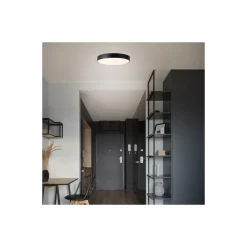Brilliant Slimline Taklampa Metall Plast Svart Vit 34W 3800lm - 830-865 CCT | 490mm - Fjärrkontroll Dimbar